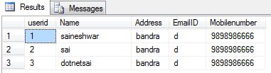 Database Table